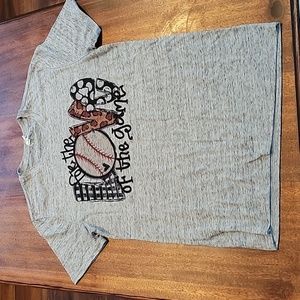 Womens size Medium-  baseball mom very soft tee.